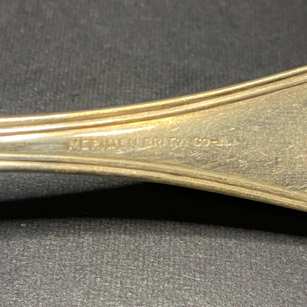 Meriden Britannia Co Silver-Plated Set of‎ Six Spoons